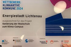 Preis Wettbewerb klimaaktive Kommune