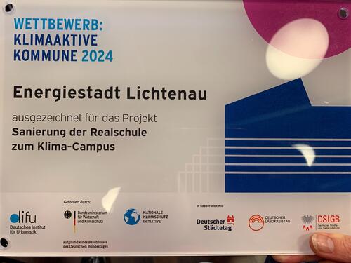 Preis Wettbewerb klimaaktive Kommune
