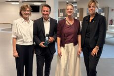 NRW-Wirtschaftsministerin Mona Neubaur zu Besuch am Klima-Campus