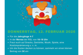 Grün Blau Orange Fröhlich Konfetti Karneval Party Einladung Flyer - 1